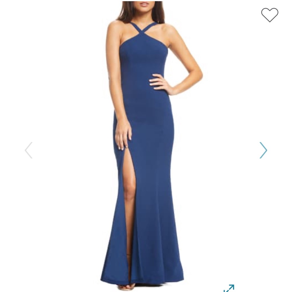 Dress the population Brianna halter dress